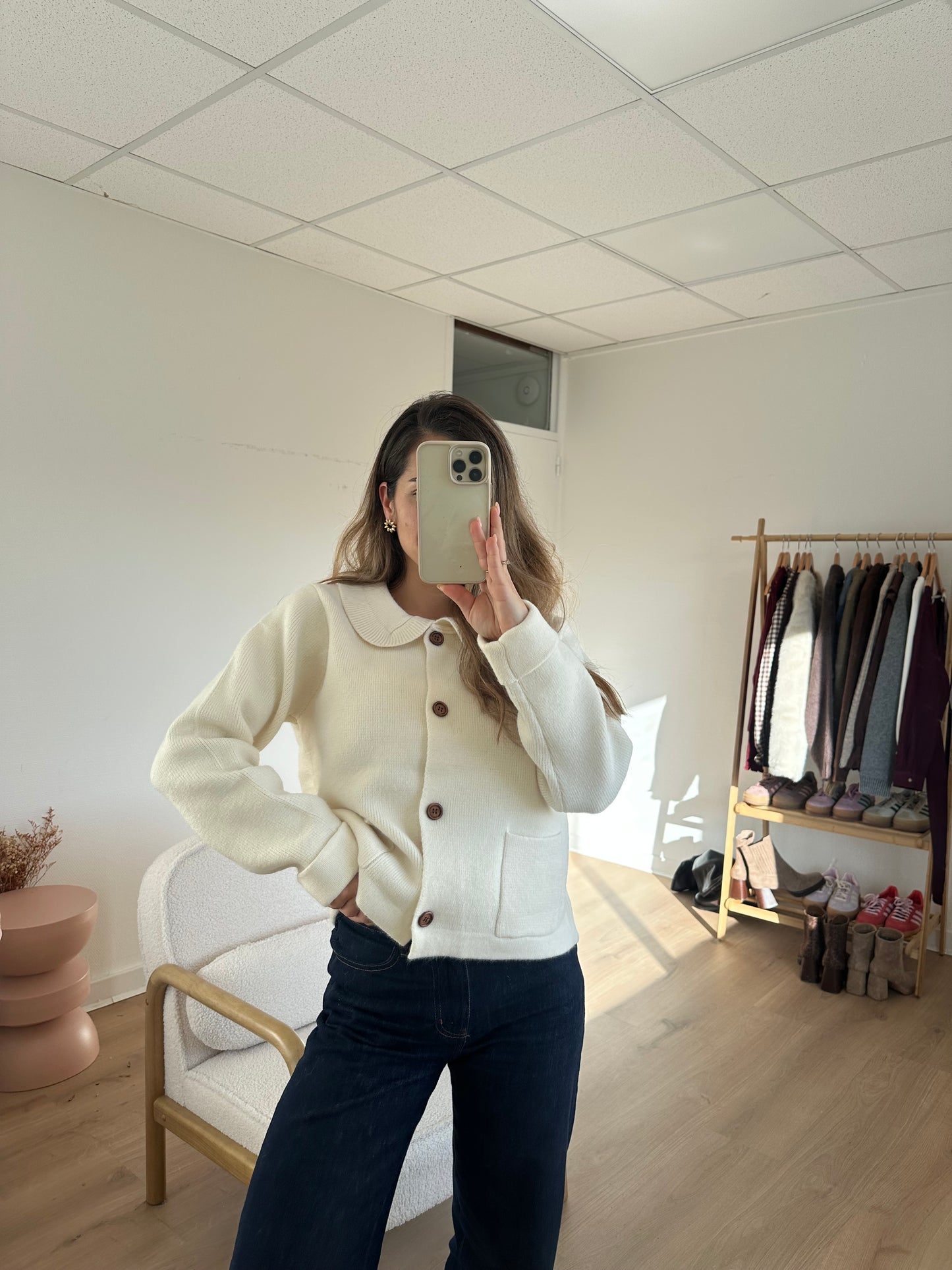 Cardigan Gloria écru