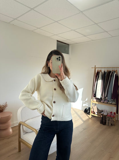 Cardigan Gloria écru