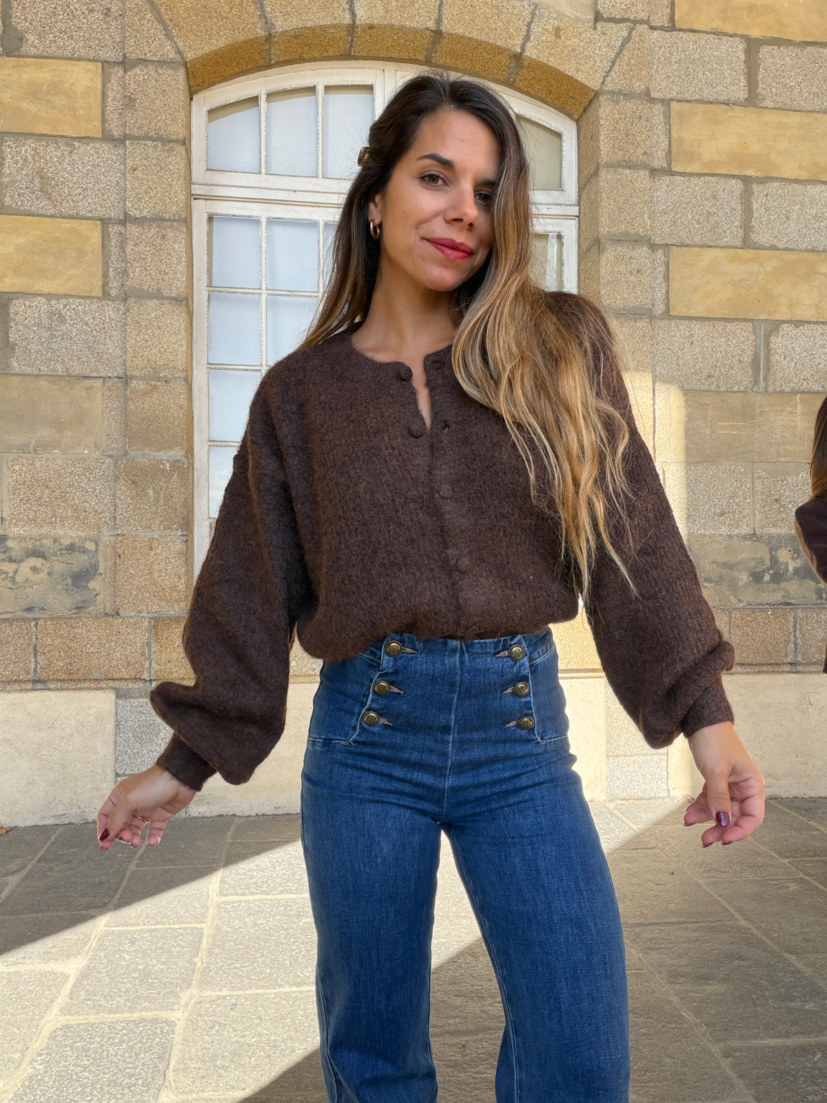 Cardigan Lise Chocolat