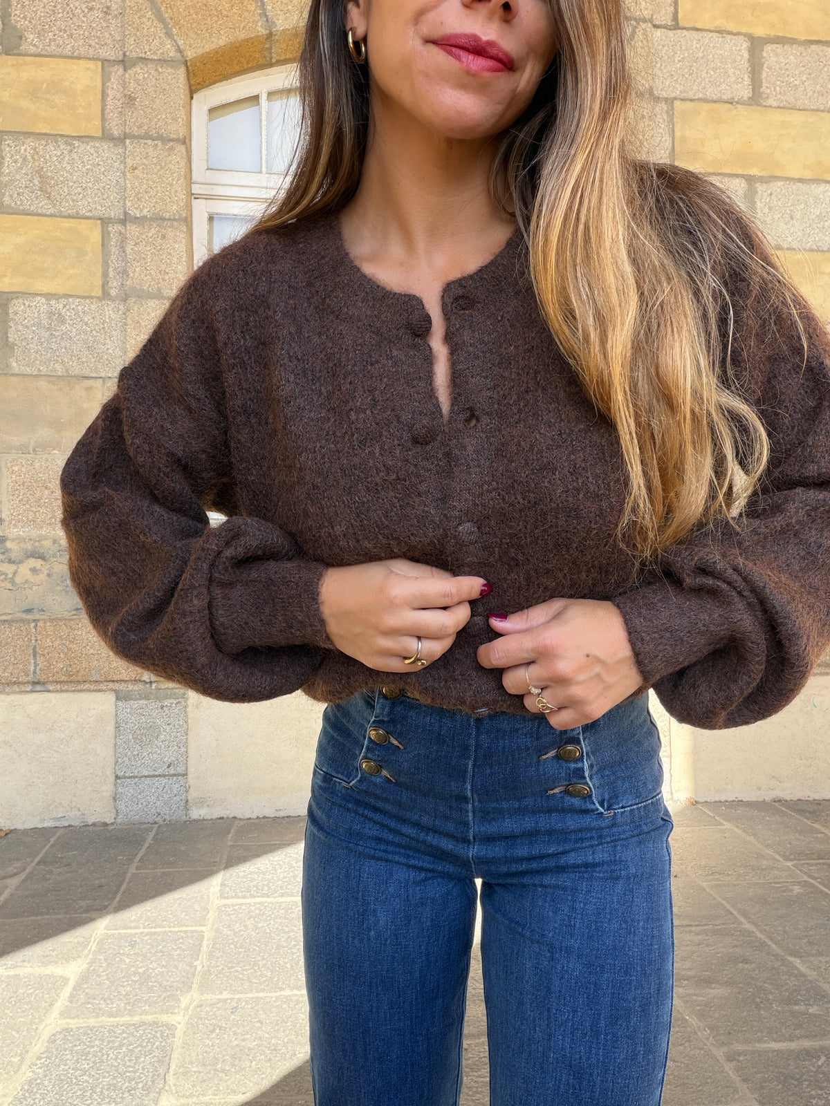 Cardigan Lise Chocolat