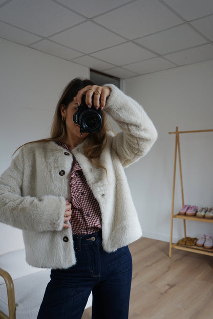 Veste en fausse fourrure Charlotte