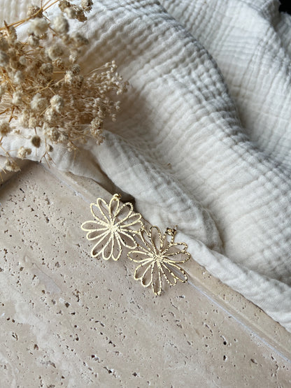 Boucles d'oreille Fleur