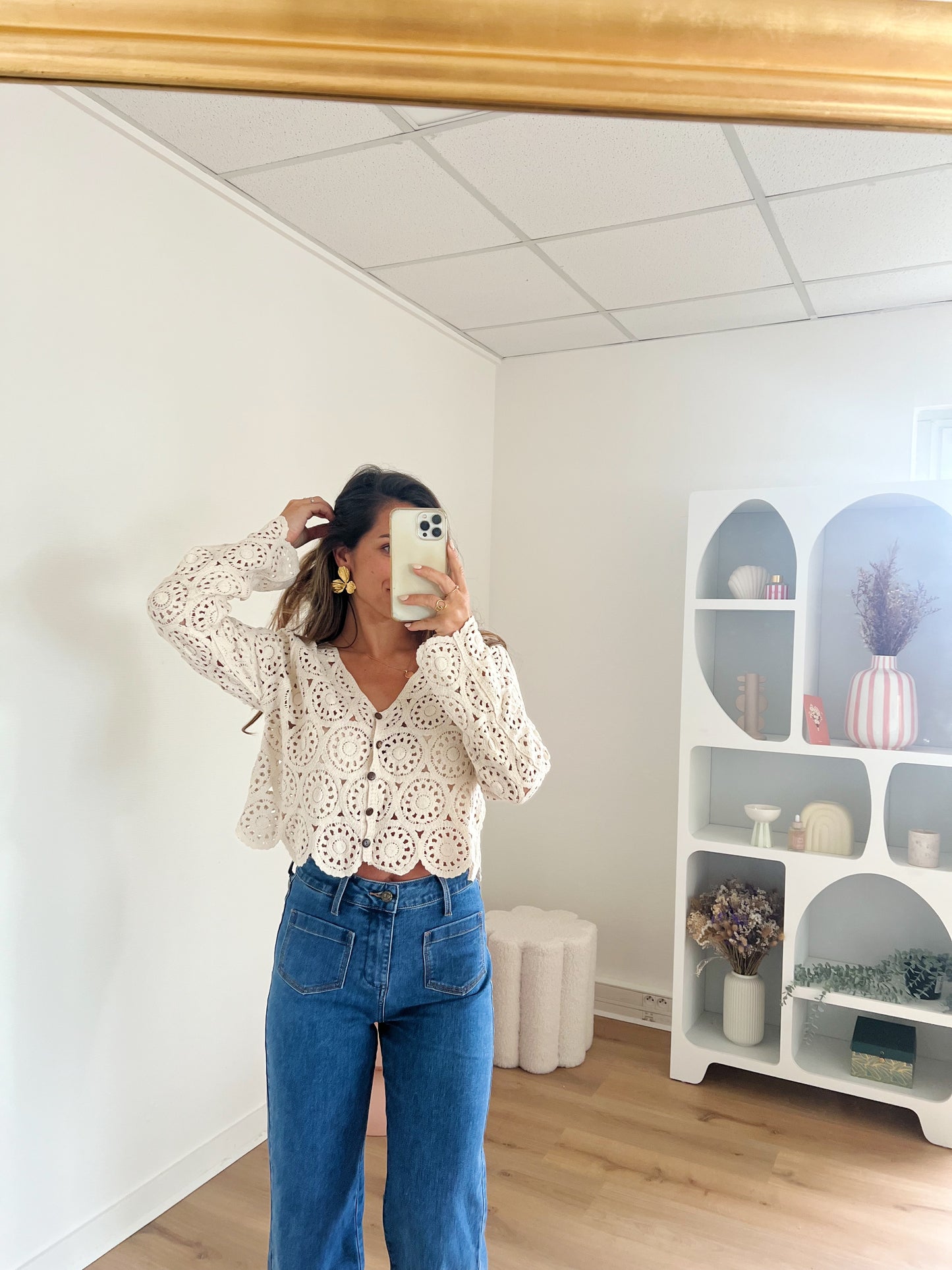 Blouse en crochet Andrea