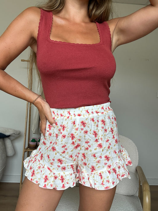 Short en gaze de coton Mona