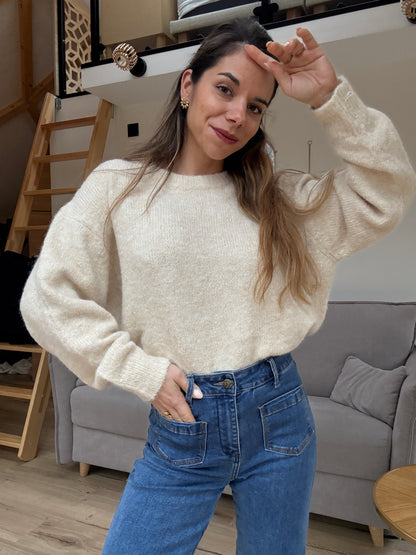 Pull Louise beige