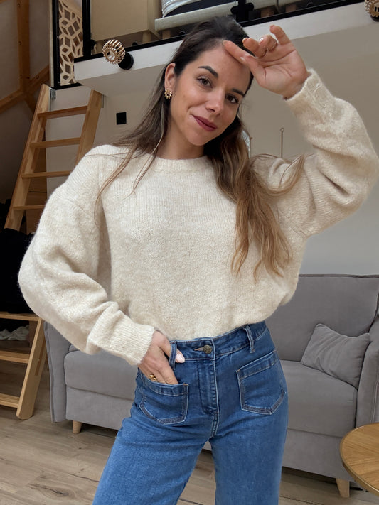 Pull Louise beige