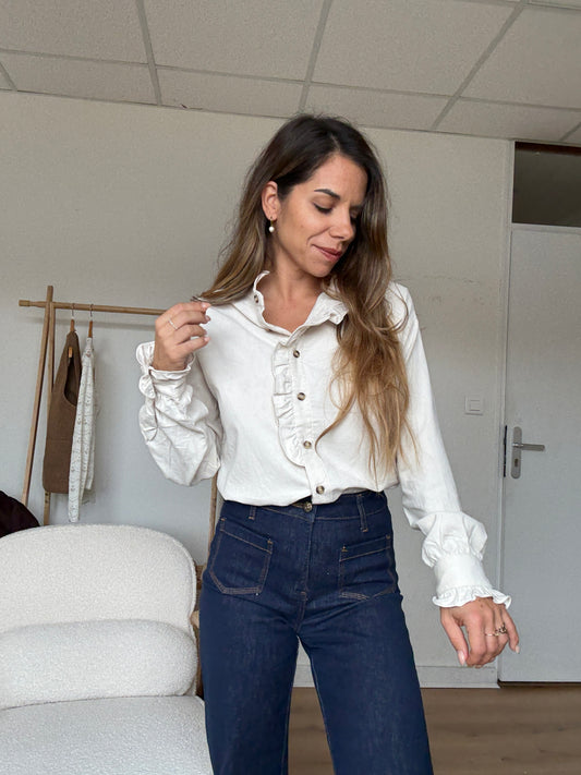 Blouse écrue Clémence