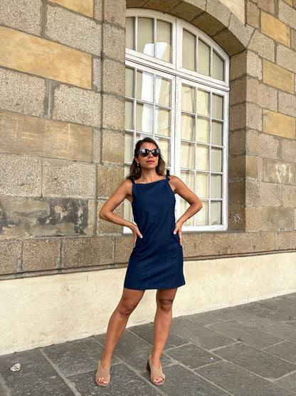 Robe Olga bleue