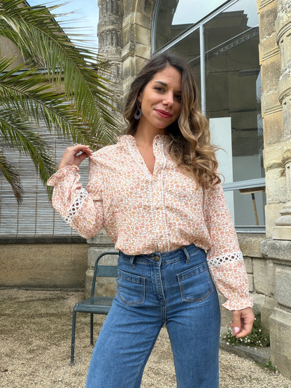 Blouse fleurie Daphné