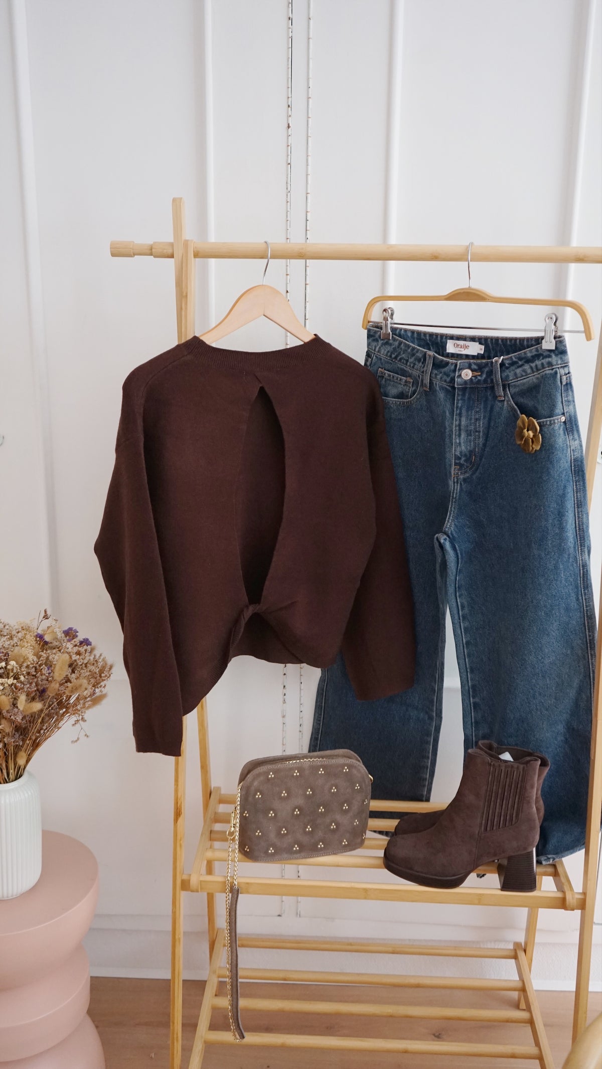 Pull chocolat Thaïs