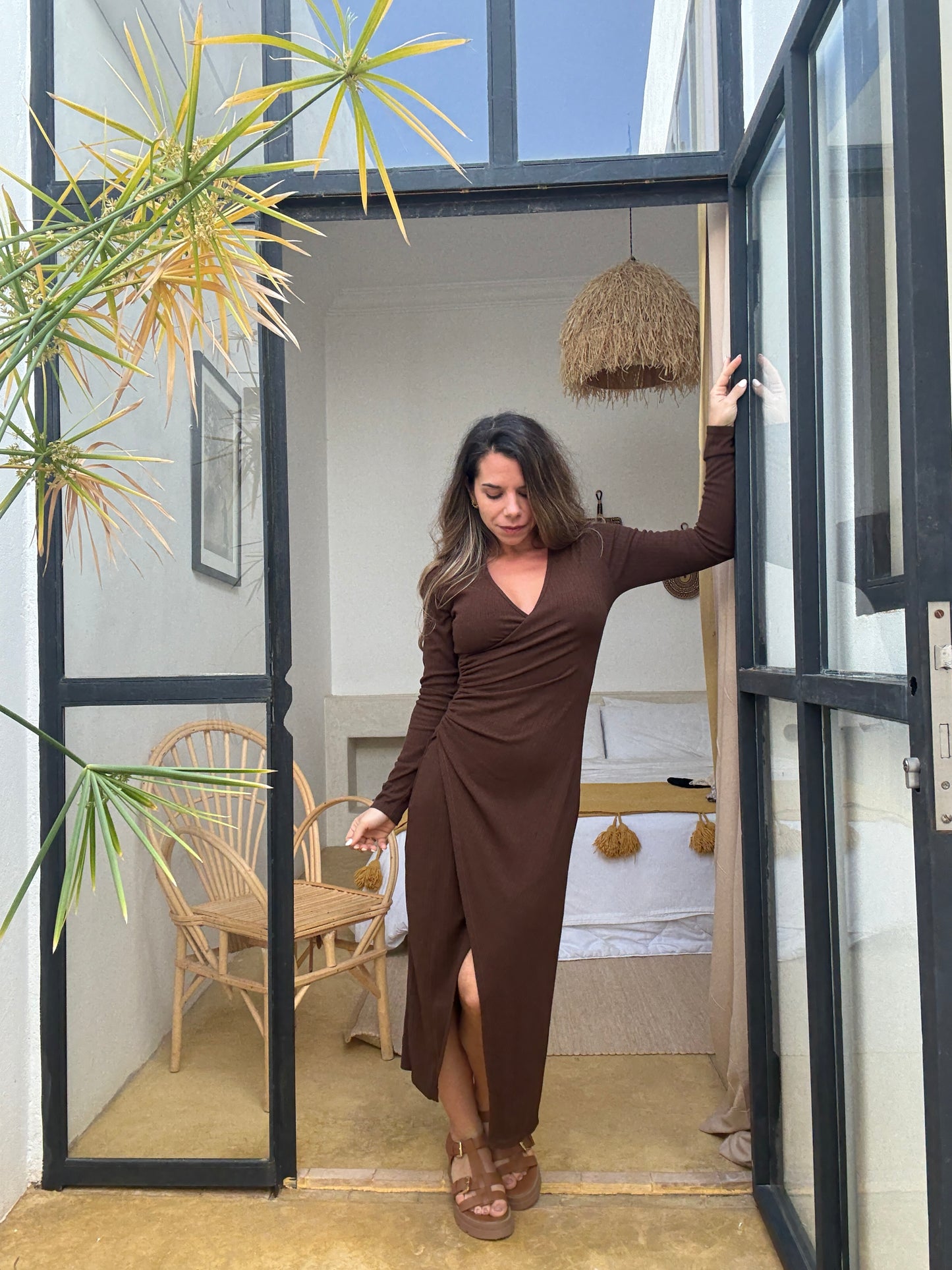 Robe Romane chocolat