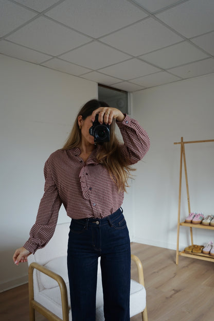Blouse à carreaux Margaux