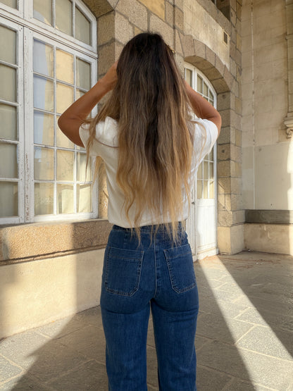 Jean Victorine denim foncé