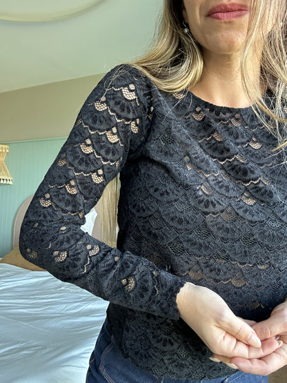 Blouse noire Anne