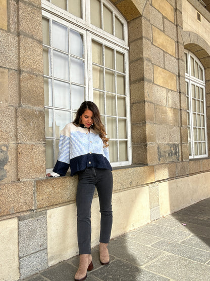 Jean Maryline gris anthracite