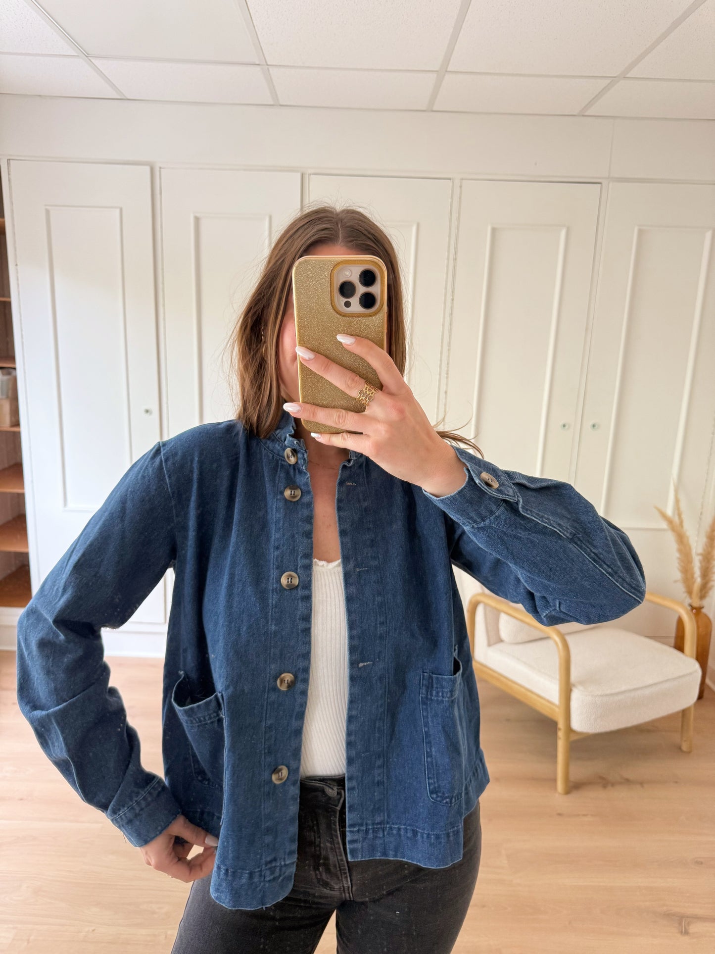 Veste en jean Isaure