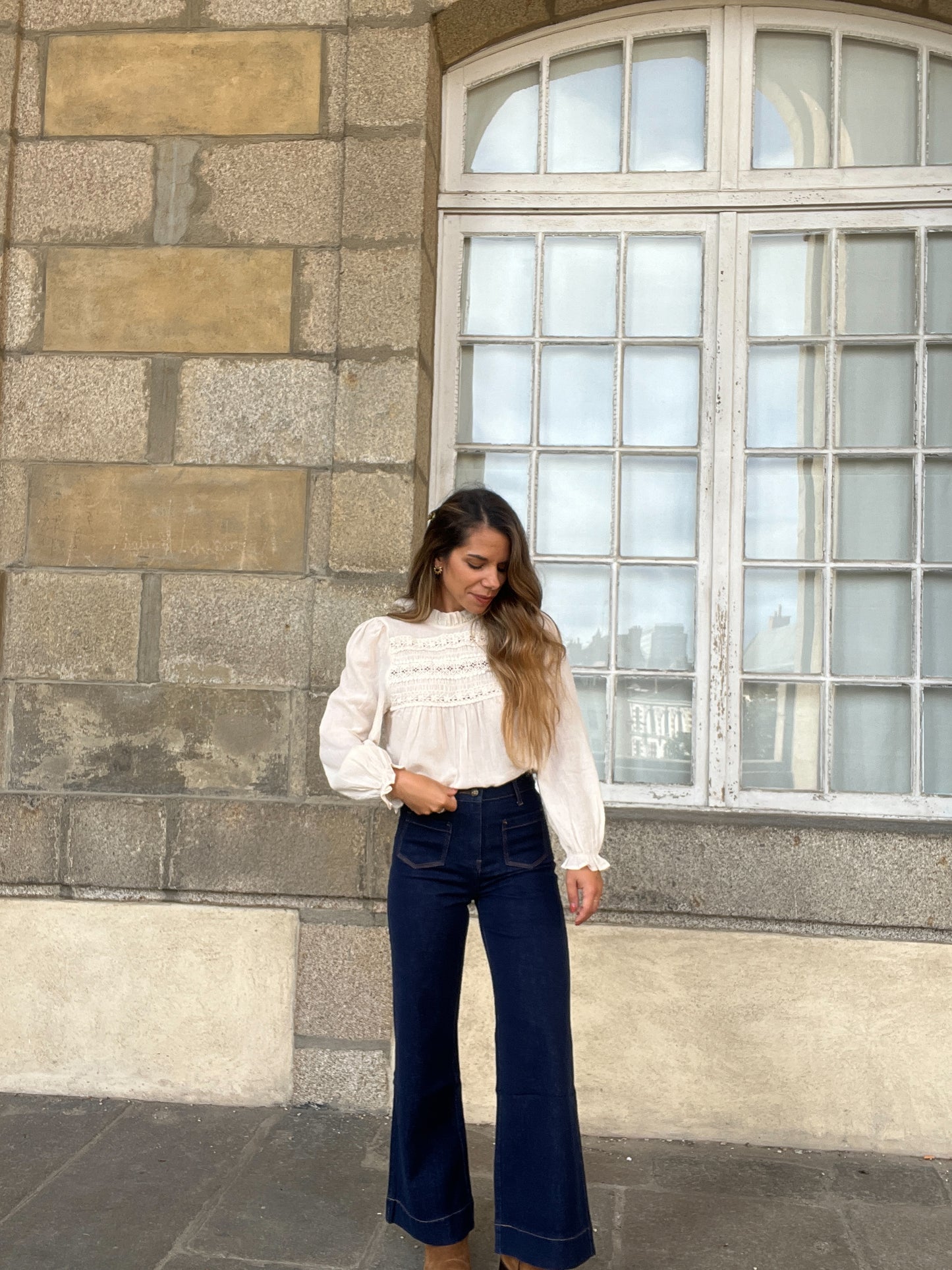 Blouse écrue Hortense