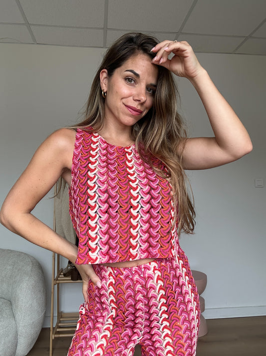 Top court en crochet Nora