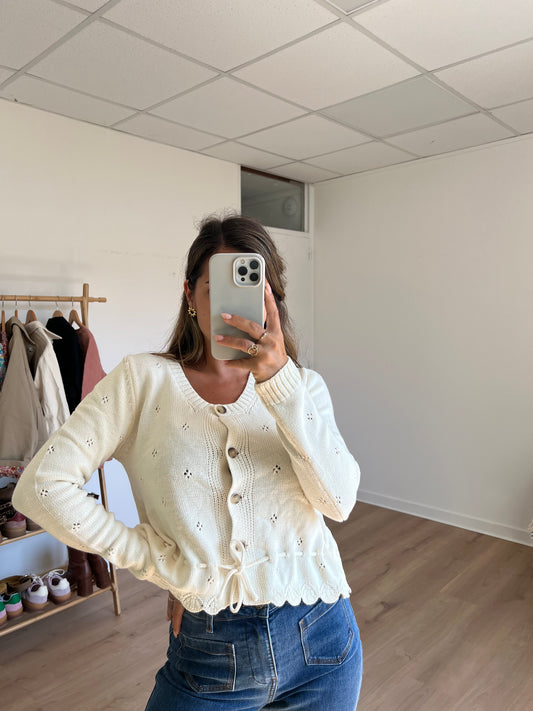 Cardigan Emma écru