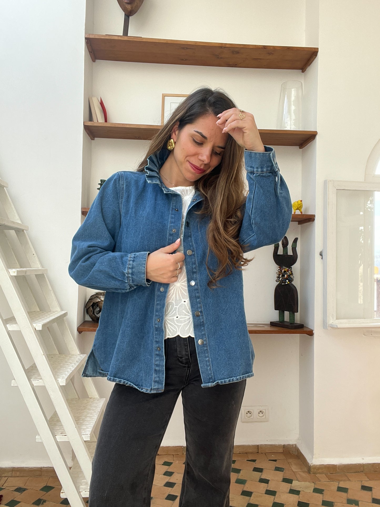 Veste en jean Céleste