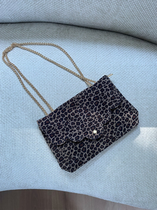 Sac à main Léandre Léopard