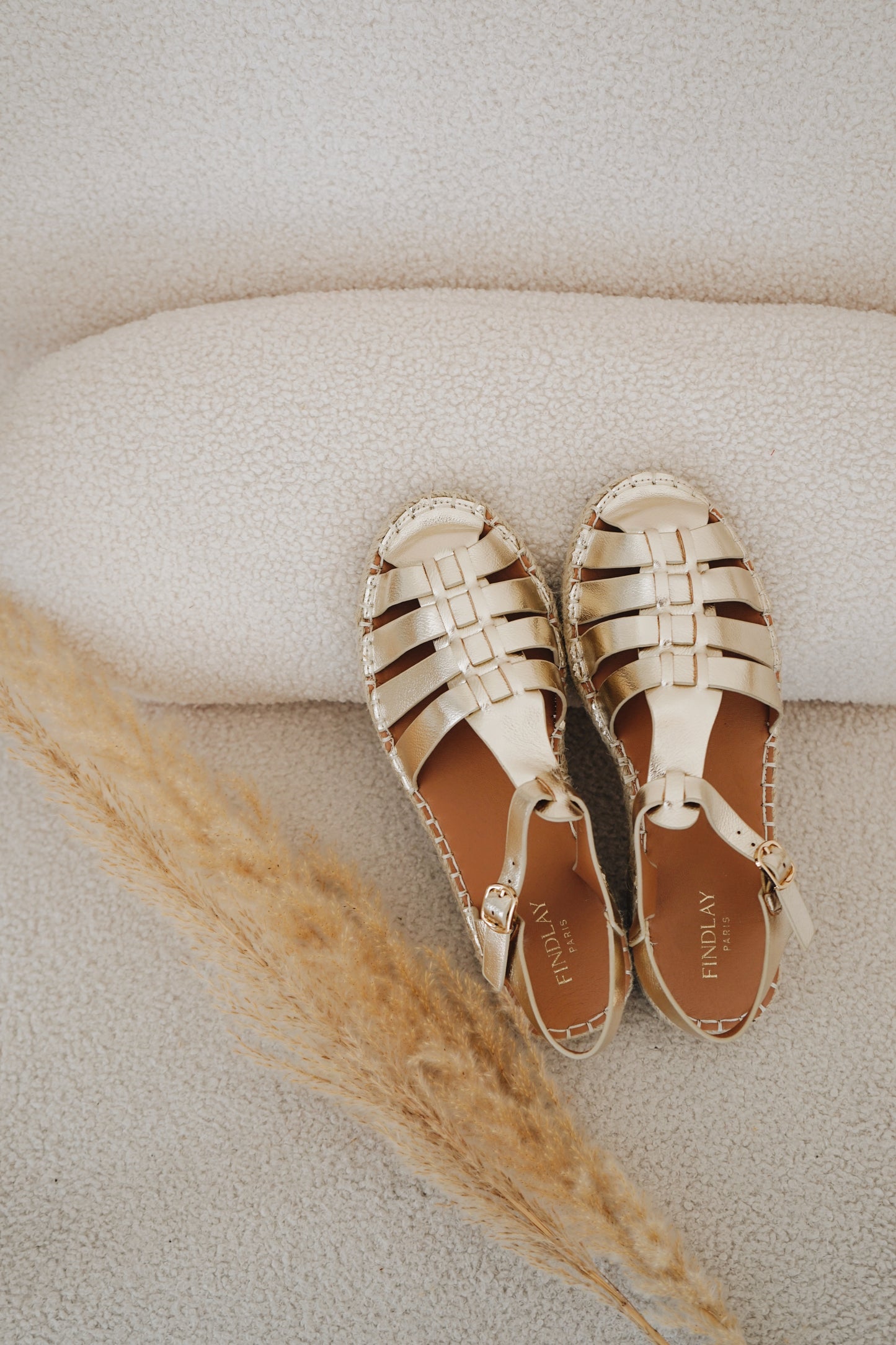 Sandales Salomé Gold