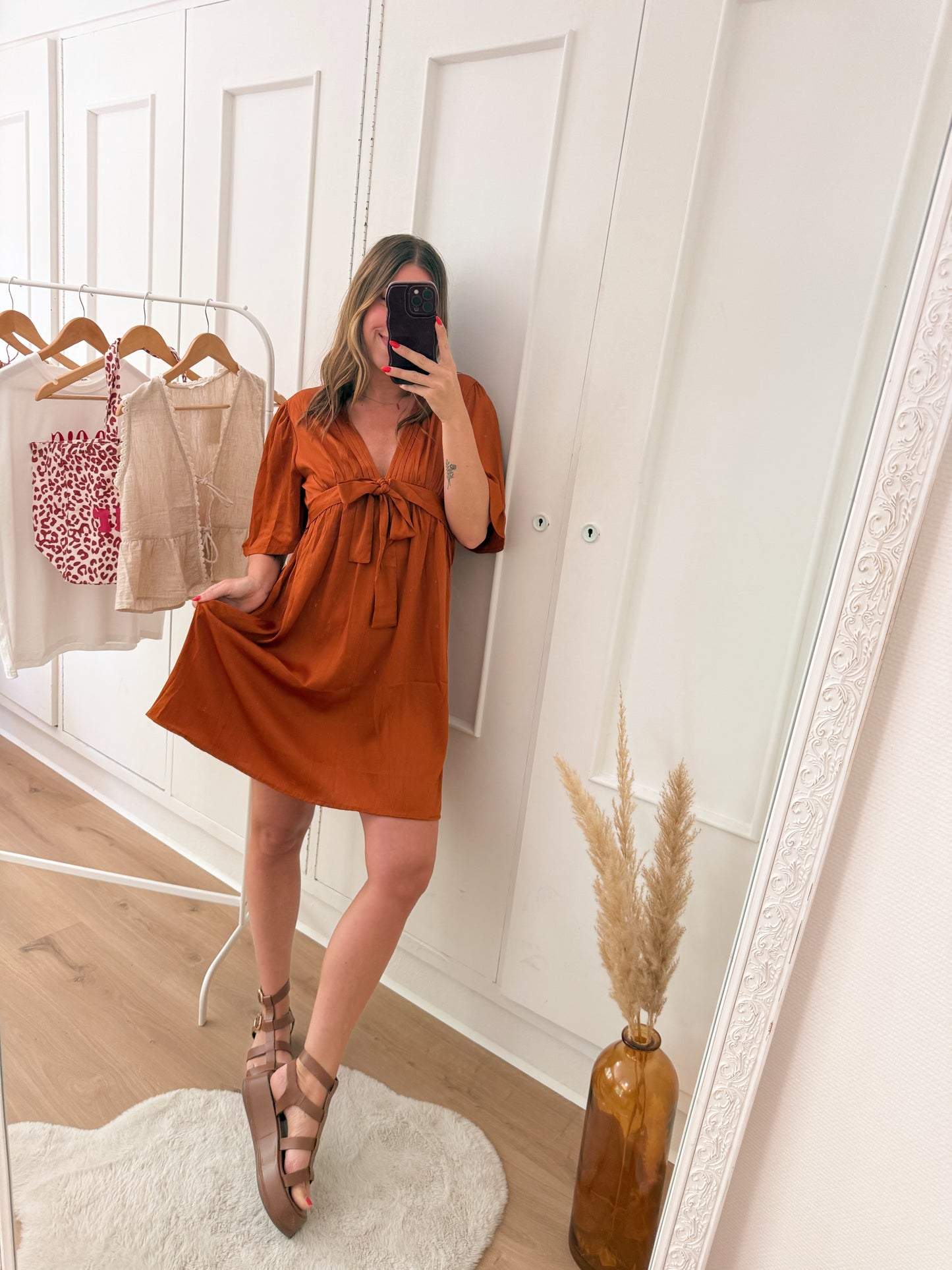 Robe Valentina terracotta