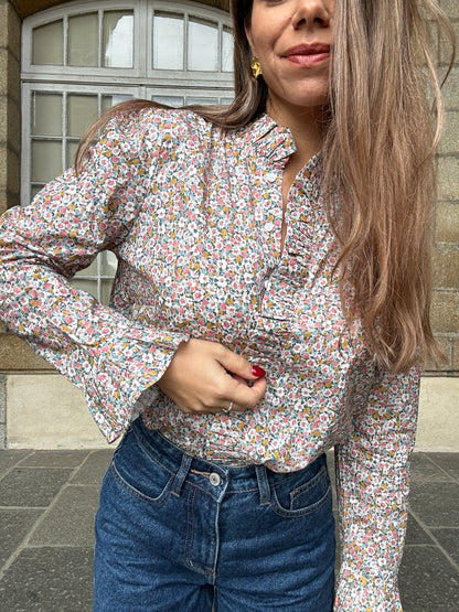 Blouse à fleurs Jeanne