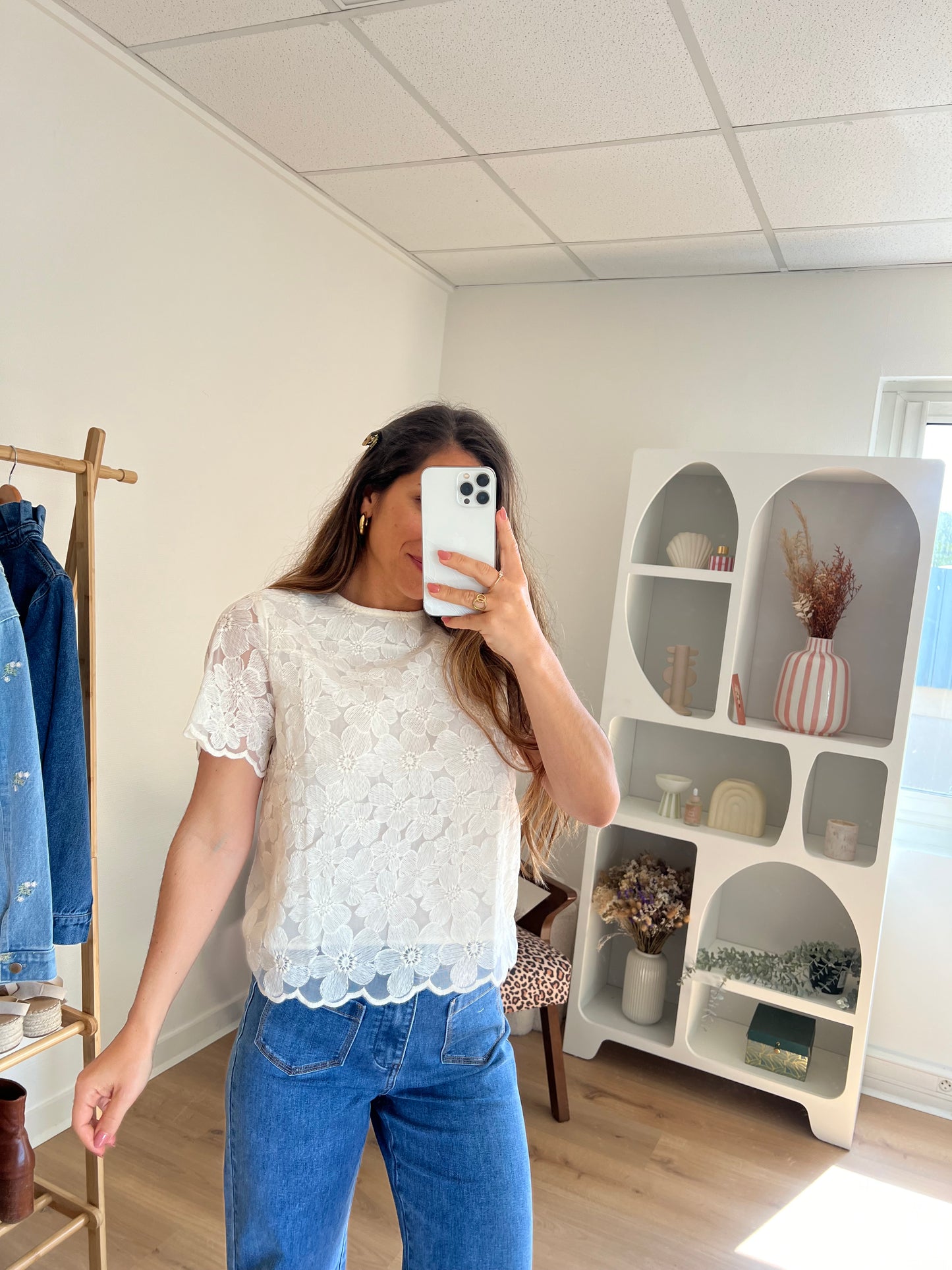 Blouse brodée mini Laura