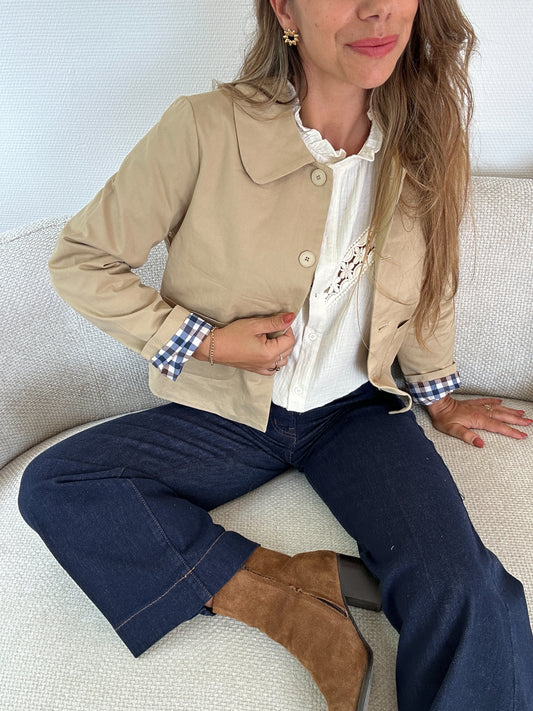 Trench court Claudie beige