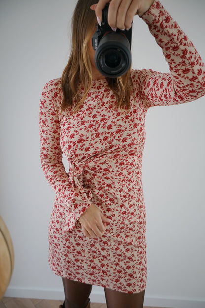 Robe courte à noeud Coline
