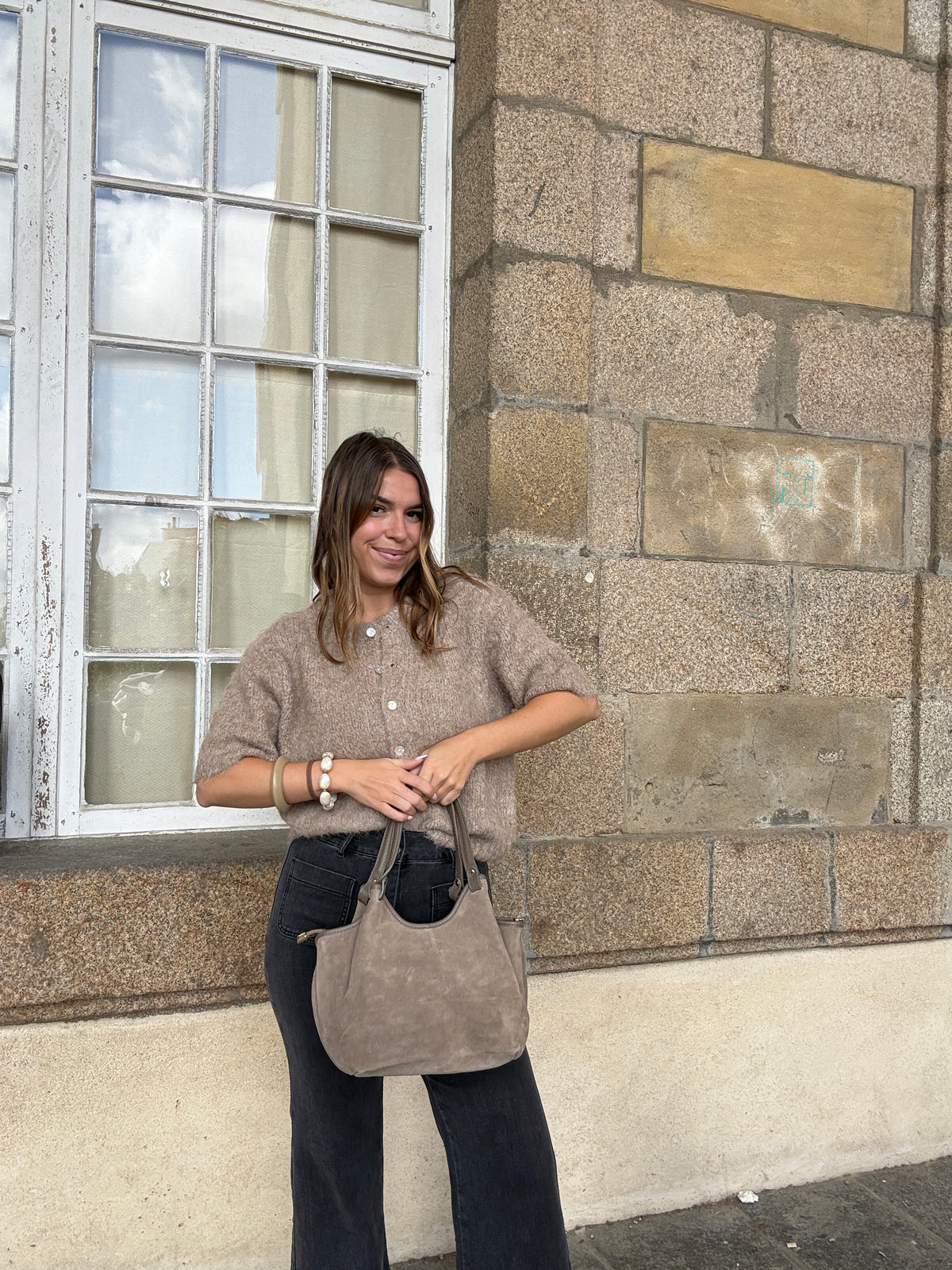 Sac à main Charlie Taupe