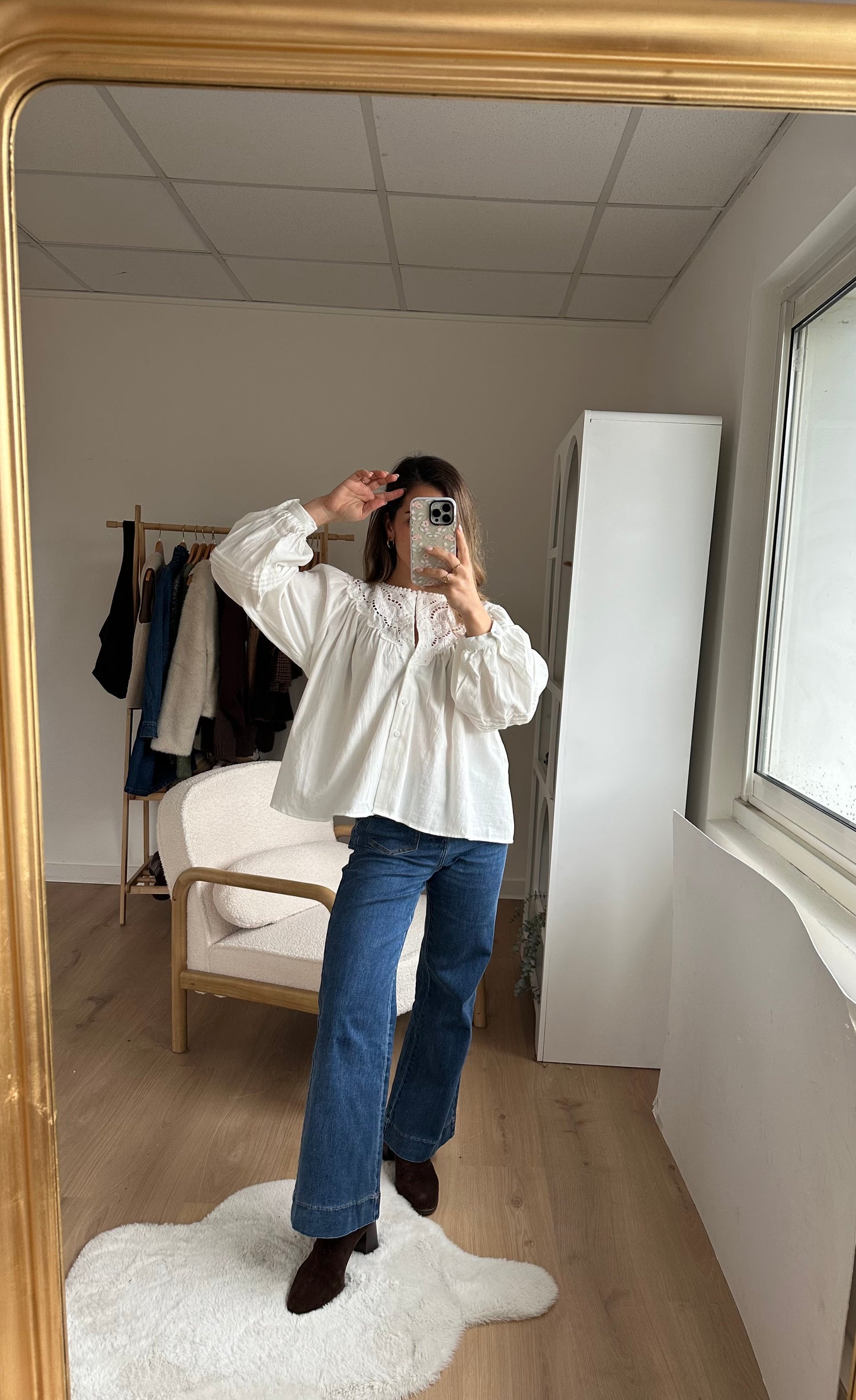 Blouse blanche ample Pia