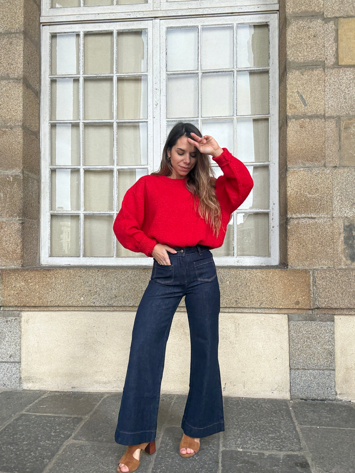 Pull Louise rouge