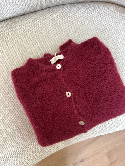 Maille en laine Bianca Bordeaux