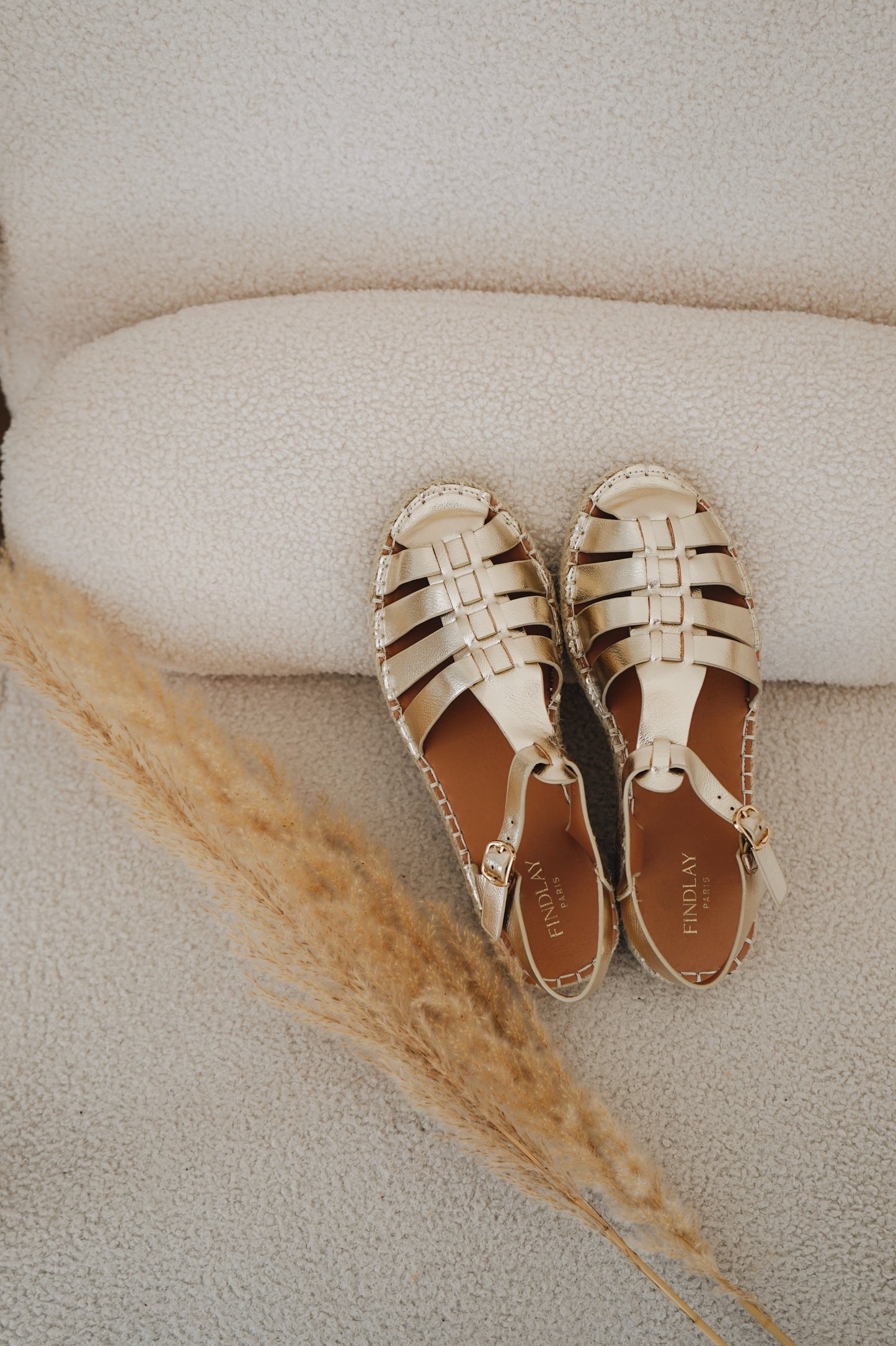 Sandales Salomé Gold