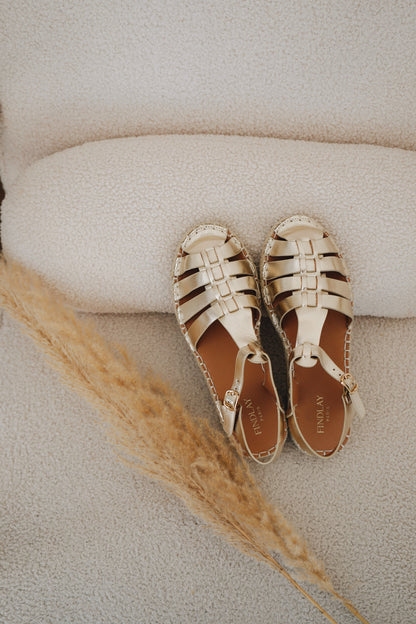 Sandales Salomé Gold