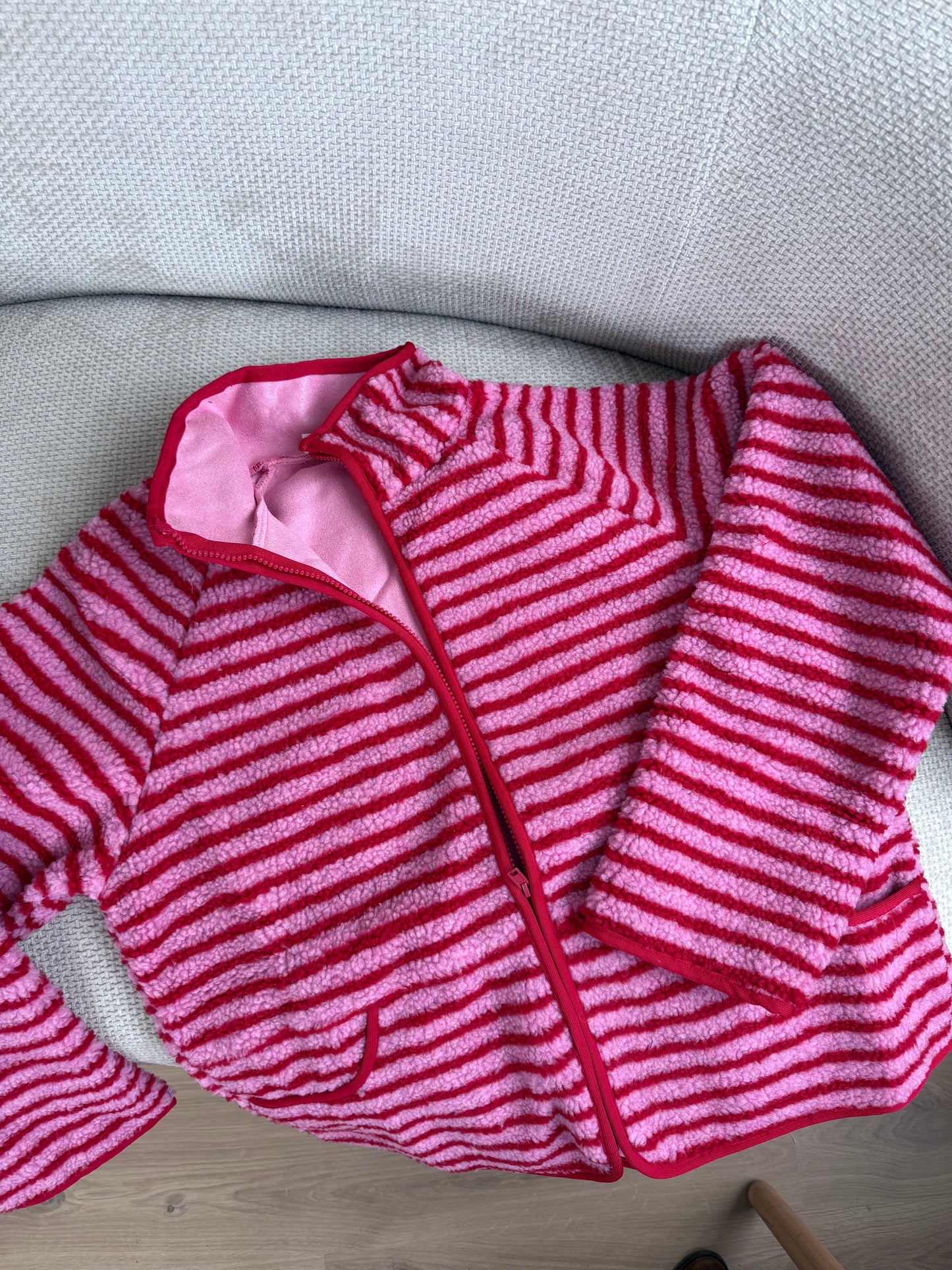 Veste polaire rayée Carmen