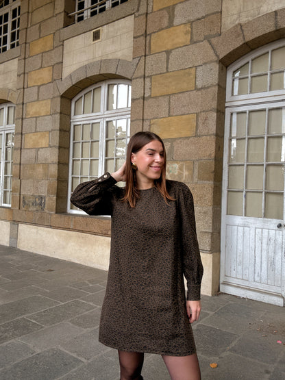 Robe Victoire léopard