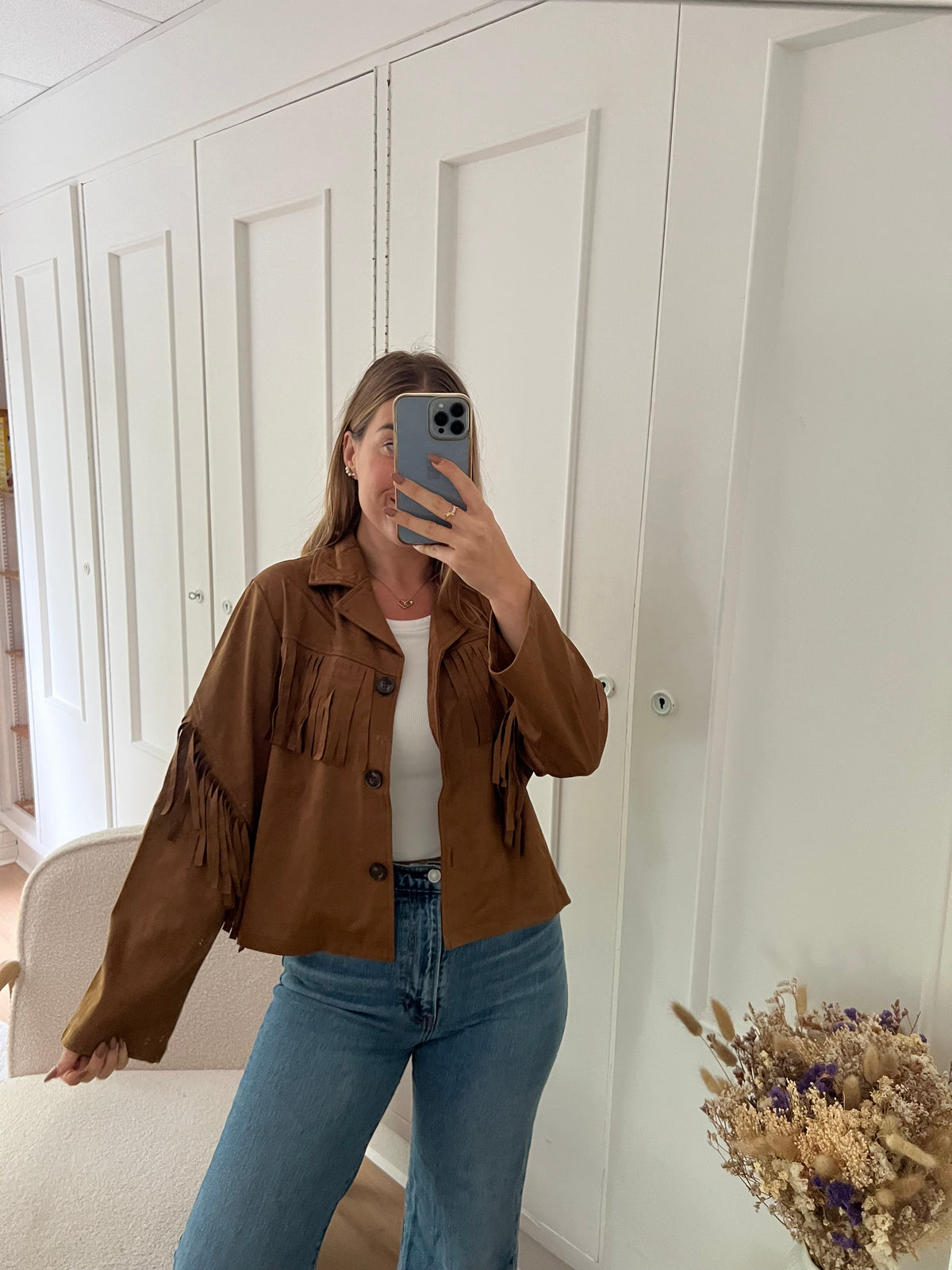 Veste à franges Jolene