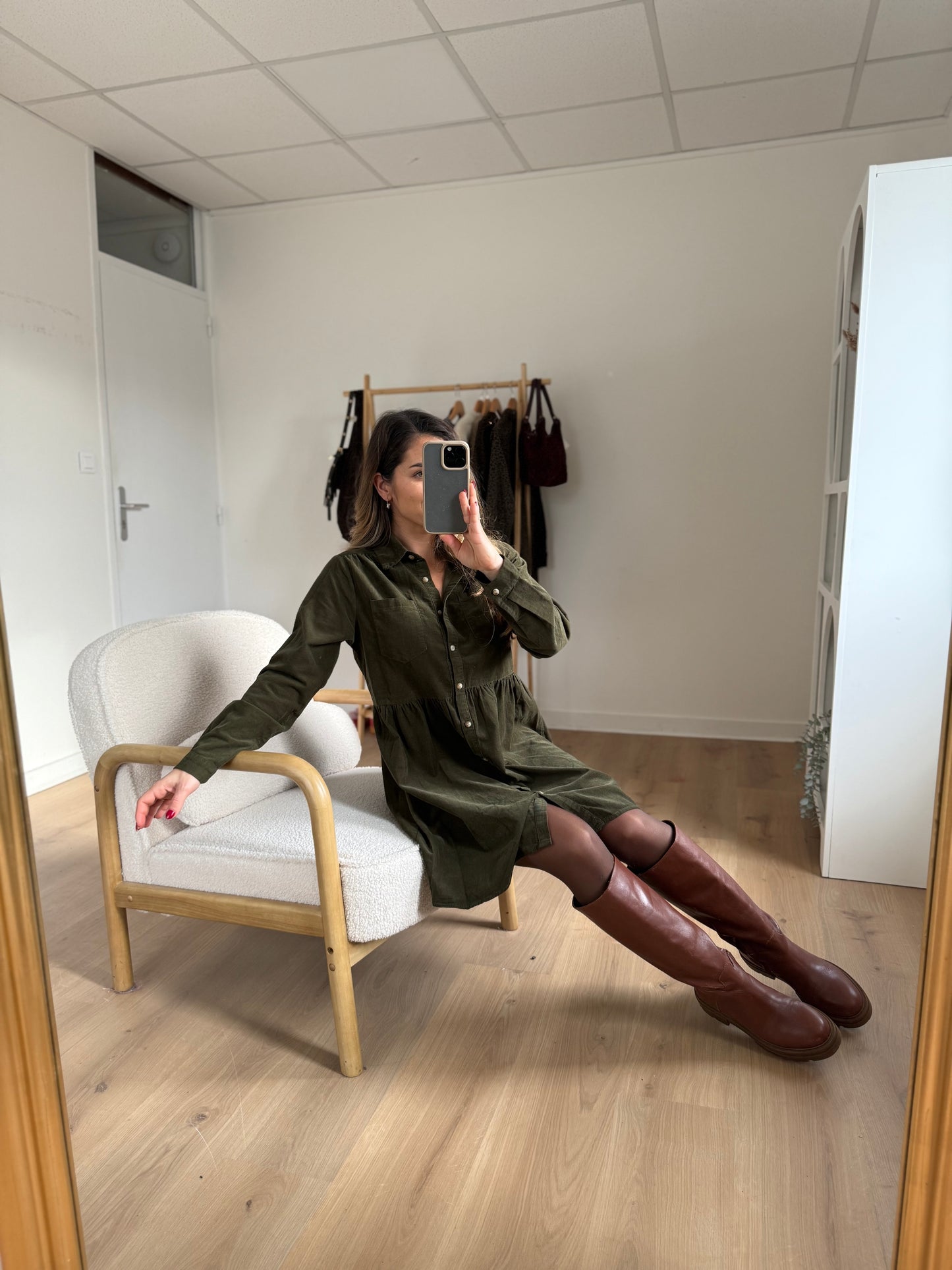 Robe Victoria kaki