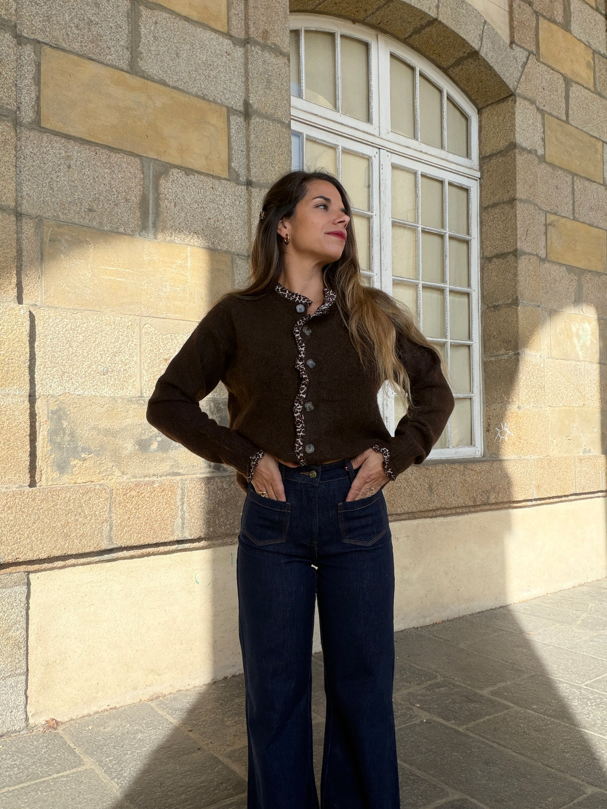 Cardigan Mady chocolat