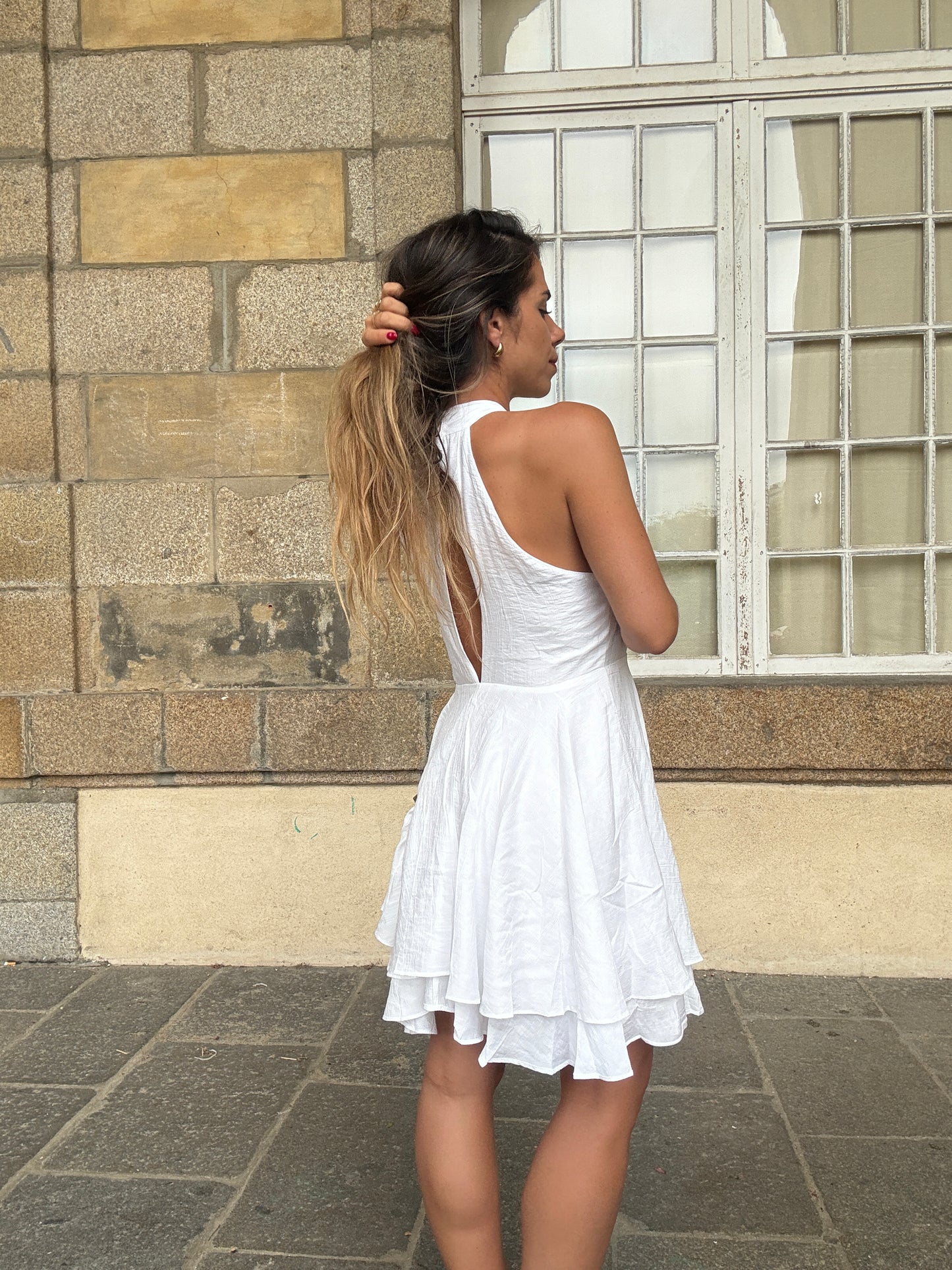 Robe Albane blanche
