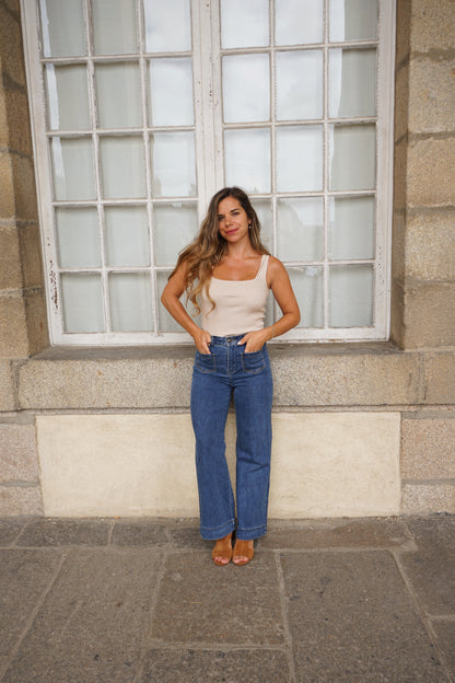 Top Lise taupe