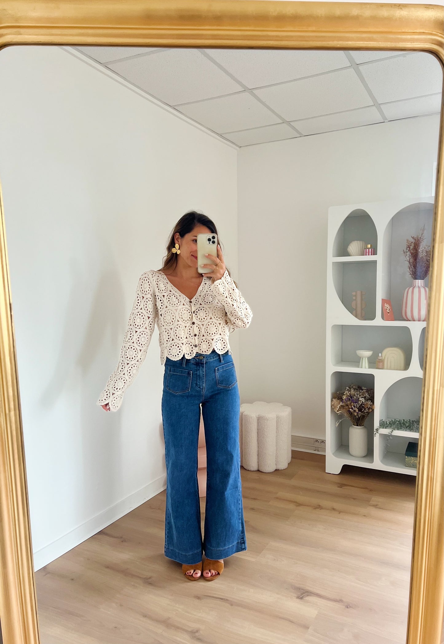 Blouse en crochet Andrea