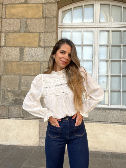 Blouse écrue Hortense