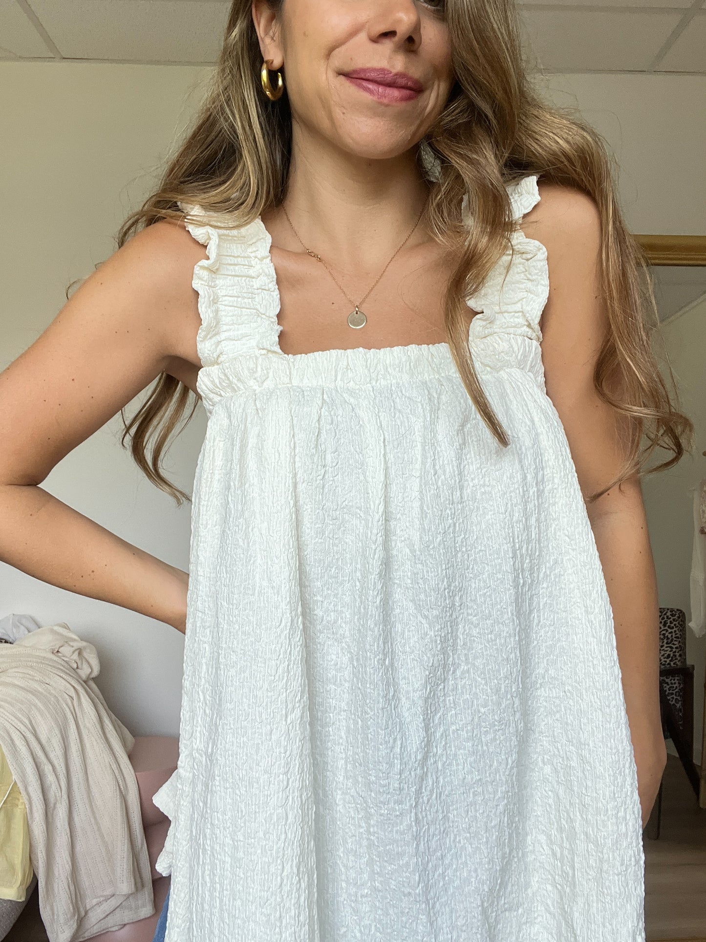 Blouse à bretelles et nœud dans le dos Ysée
