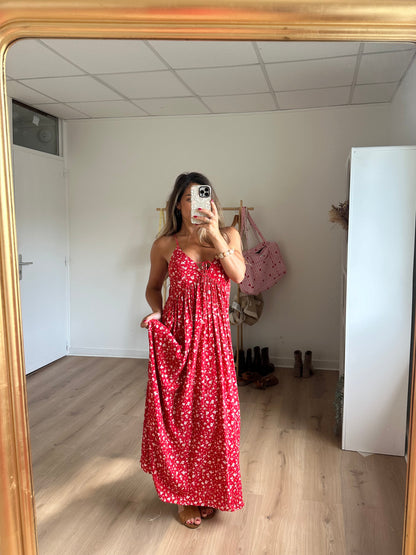 Robe longue fleurie Murcia