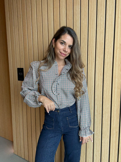 Blouse à carreaux Jeanne