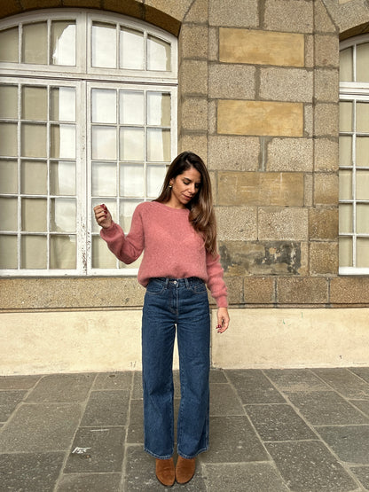 Pull Anna vieux rose